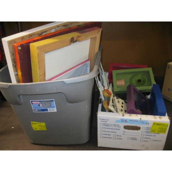 2 BOXES MISC: PICTURES, ETC.