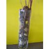Image 3 : LG. GLASS VASE W/DÉCOR & FLAT OF POLISHED ROCKS