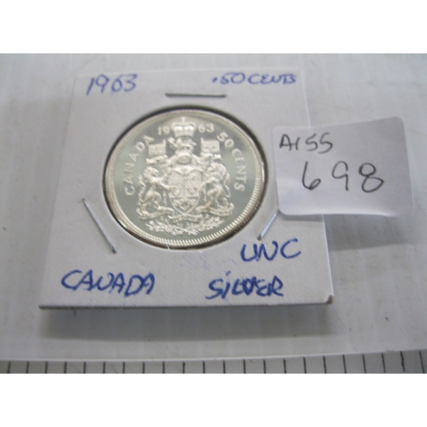 1963 CDN 50 CENT PIECE  -UNCIRCULATED