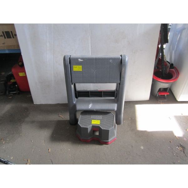 2 STEP STOOL & A SMALL STEP
