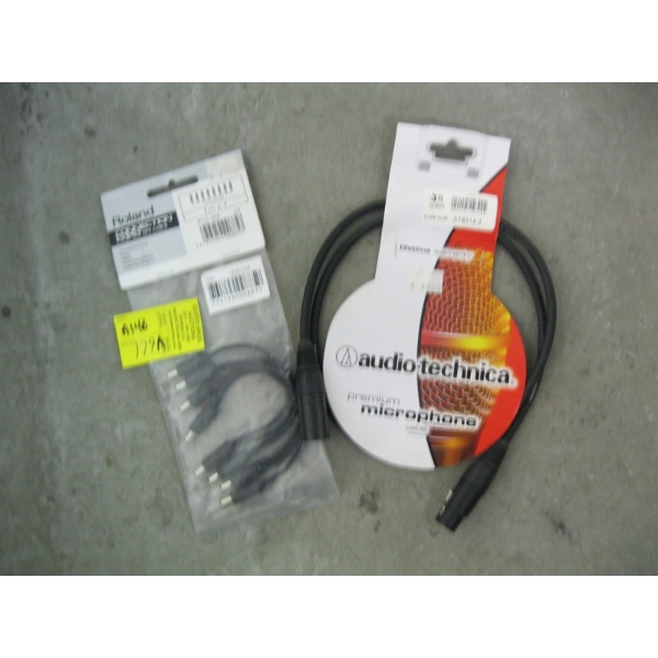 ROLAND CONNECTION CABLE & 3' XLRM-XLRF CABLE