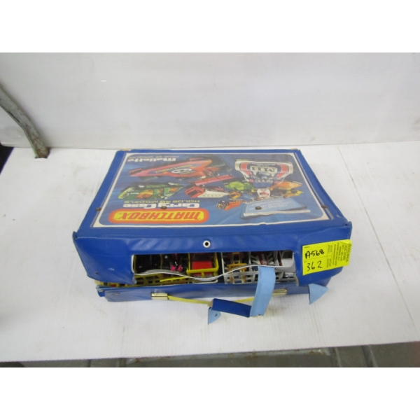 MATCHBOX CASE W/ASST. CARS & TRUCKS