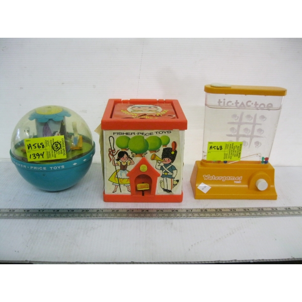 VINTAGE TOYS - FISHER PRICE, ETC.