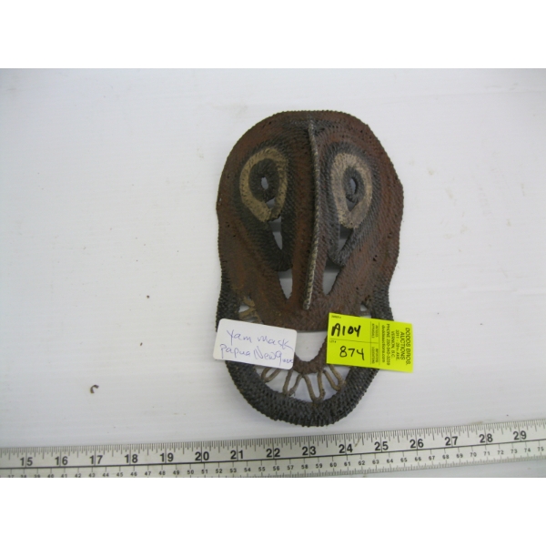 PAPUA NEW GUINEA YAM MASK