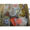 Image 3 : MISC. VINTAGE ITEMS - BELLOWS, CANDLEHOLDERS, ETC. & 2 BOXES OF COLLECTABLE ASHTRAYS