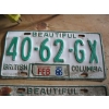Image 3 : PAIR OF BC LICENCE PLATES