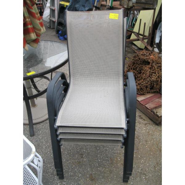 4 PATIO CHAIRS