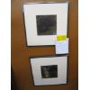 Image 1 : 2 ORIGINAL WORKS OF ART BY LOCAL ARTIST - MIXED MEDIA ON VELLUM