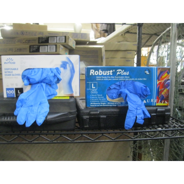 2 CASES OF SZ L GLOVES