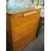 Image 2 : LG. 5 DRAWER CHEST OF DRAWERS W/LOCKING SIDE PANEL - NO KEY
