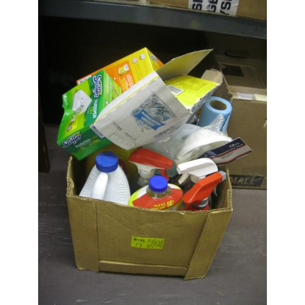 CLEANING SUPPLIES, SWIFFER, PADS, ETC.
