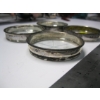 Image 2 : 4 STERLING SILVER & GLASS COASTERS