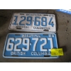 Image 1 : 1966 & 1965 LICENCE PLATES