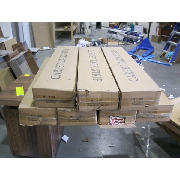 7 BOXES OF CARPET TACK STRIPS