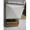 Image 1 : SINGLE DOOR GLASS & WOOD BASED CABINET UNIT