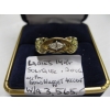 Image 2 : LADIES 14KT SOLITAIRE RING .20CTS W/GOLD NUGGET ACCENTS, SZ 7 3/4, W/A $3,565