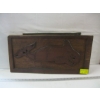 Image 1 : CARVED NATIVE PLAQUE, SIGNED T.E.L.