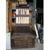 Image 1 : WOODEN HALL BENCH SEAT & A SHELF UNIT W/COAT HOOKS