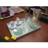 Image 3 : MISC. PLASTIC WINEGLASSES, TRAYS, COFFEE CUPS, ETC.