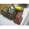 Image 1 : 2 VINTAGE PENCIL SHARPENERS, BELL, SM. CONTAINER