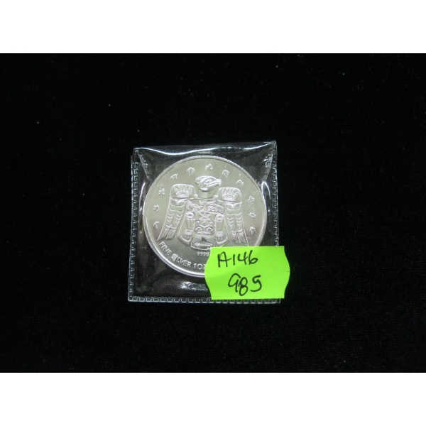 2009 $5 1 OZ. .999 SILVER COIN (TAX EXEMPT)