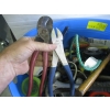 Image 3 : BLUE TUB OF MISC. HAMMERS, CUTTERS, TAPE MEASURES, ETC.