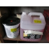 Image 3 : MISC. ADHESIVE, ANTIFREEZE, 2 CRATES OILS, CLEANERS, ETC.