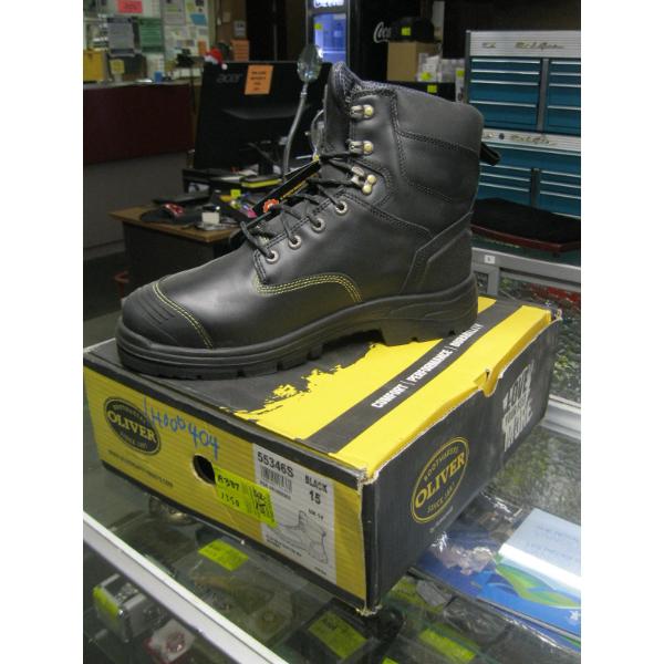 PAIR OF SZ 15 OLIVER SAFETY STEEL TOE BOOTS