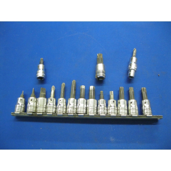 SET OF SNAP ON BIT END SOCKETS