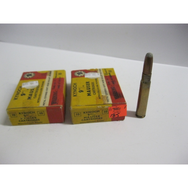 KYNOCH 9M MAUSWER 245GRS |2X10 CARTRIDGES