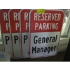 Image 1 : 4 METAL RESERVED PARKING SIGNS