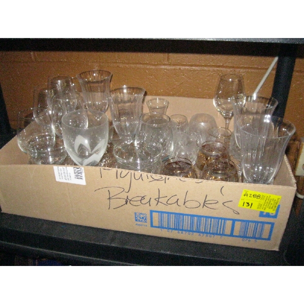 ASST. GLASSWARE