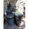 Image 1 : MISC. PLANTERS, GARBAGE CANS, RAILWAY ANVIL, ONION CART, ETC.