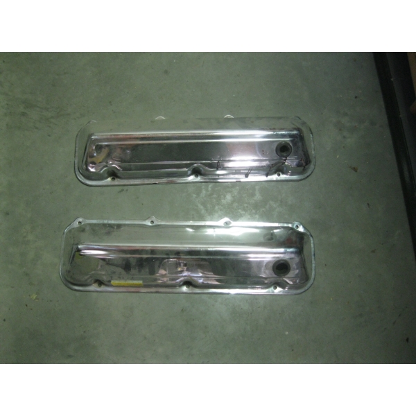 SET OF CHROME VALVE COVERS