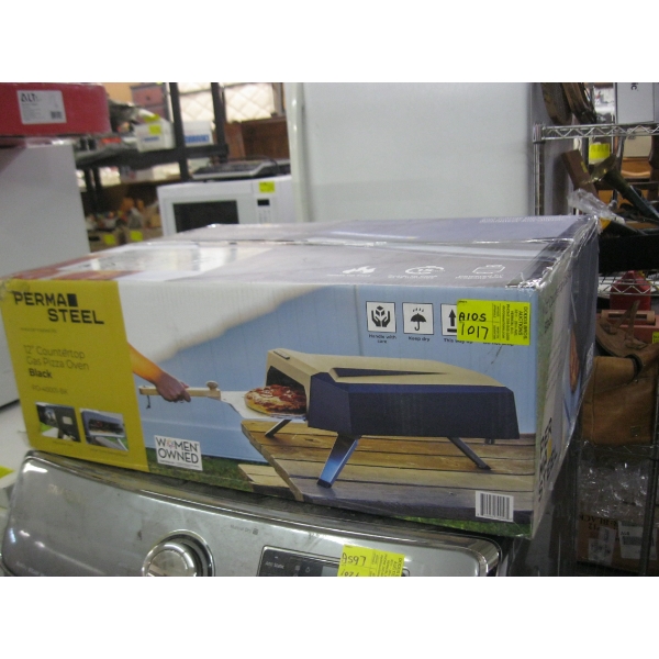 12" COUNTER TOP GAS PIZZA OVEN - NEW