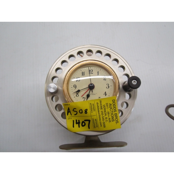 FISHING REEL CLOCK