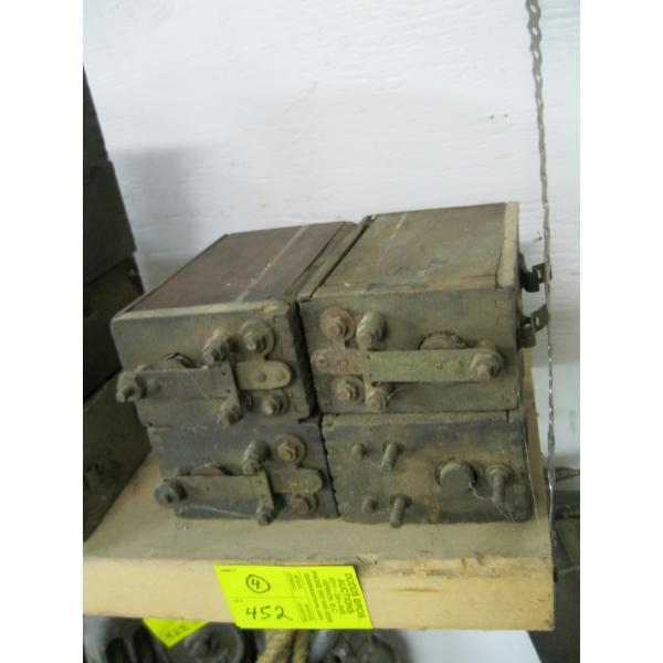 4 WOOD CASED COILS