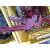 Image 2 : 2 BASKETS OF MISC. CHAIN HOIST, CLAMPS, PIPE WRENCHES, ETC.