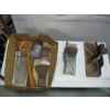 Image 4 : 3 BOXES OF MISC. TOOLS, AXE HEADS, HAMMERS, PIPE WRENCHES, ETC.