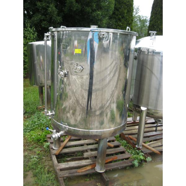 STAINLESS STEEL TANK BY STOUT TANKS & KETTLES - APPROX. 43"X44" APPROX 500L