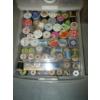 Image 2 : 3 DRAWER STORAGE BIN W/MISC. - SEWING SUPPLIES & A BOX OF ASST'D SEWING & CRAFTING ITEMS