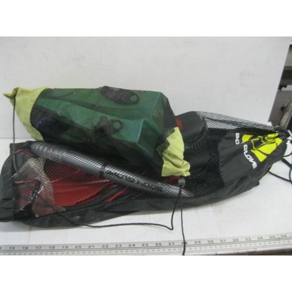 2 FIN KITS - 1 W/MASK & SNORKEL