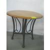 Image 2 : 2 WOOD TOP METAL END TABLES