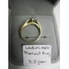 Image 4 : LADIES 14KT DIAMOND RING 3.5G, SZ 6 1/4