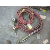 Image 1 : OXY ACETYLENE GAUGES W/TORCH & 2 ROLLS OF HOSE