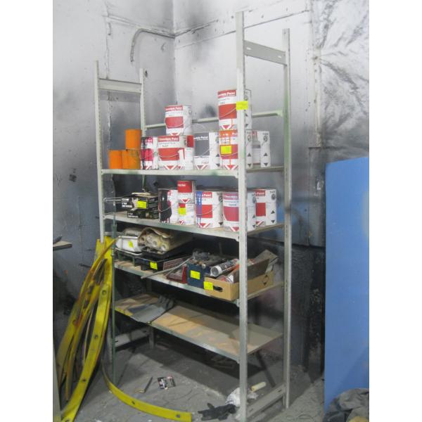 METAL SHELF UNIT - 51"X7'