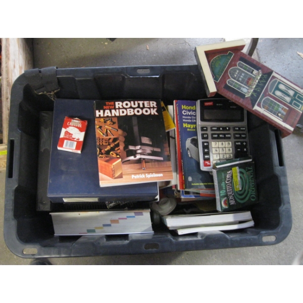 CONTAINER OF ASST. BOOKS