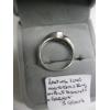 Image 4 : LADIES 10KT WHITE GOLD RING W 5 DIAMONDS & GARNET STONES, 3G, SZ 7 1/4