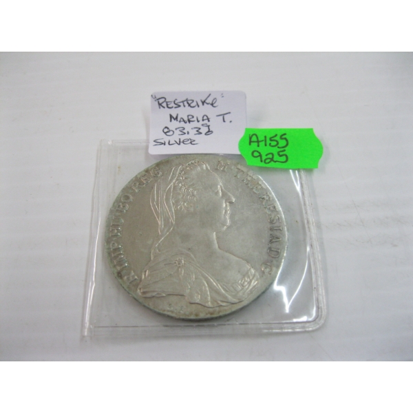 RESTRIKE MARIA THALER 83.3% SILVER COIN