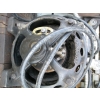 Image 5 : PISTON DRIVEN VAC PUMP & CENTURY LG. 1HP VINTAGE ELECTRIC MOTOR W/WOODEN DRIVE WHEEL